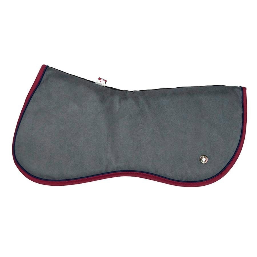 Ogilvy Equestrian Jump Half Pad (Grey/Midnight/Burgundy) Half Pads at