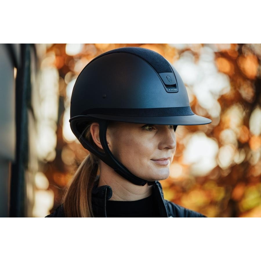 Samshield Limited Edition Miss Shield Full Matte 5 Stone Helmet (Navy