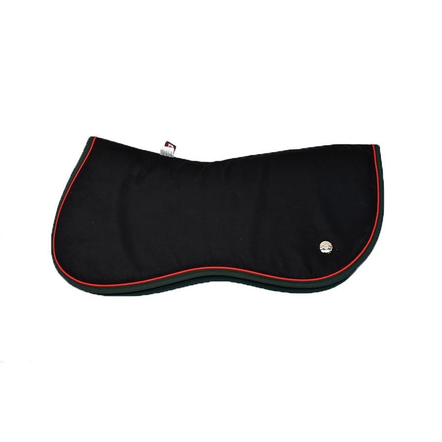 Ogilvy Equestrian Memory Foam Jump Half Pad (Black/Red/Hunter Green