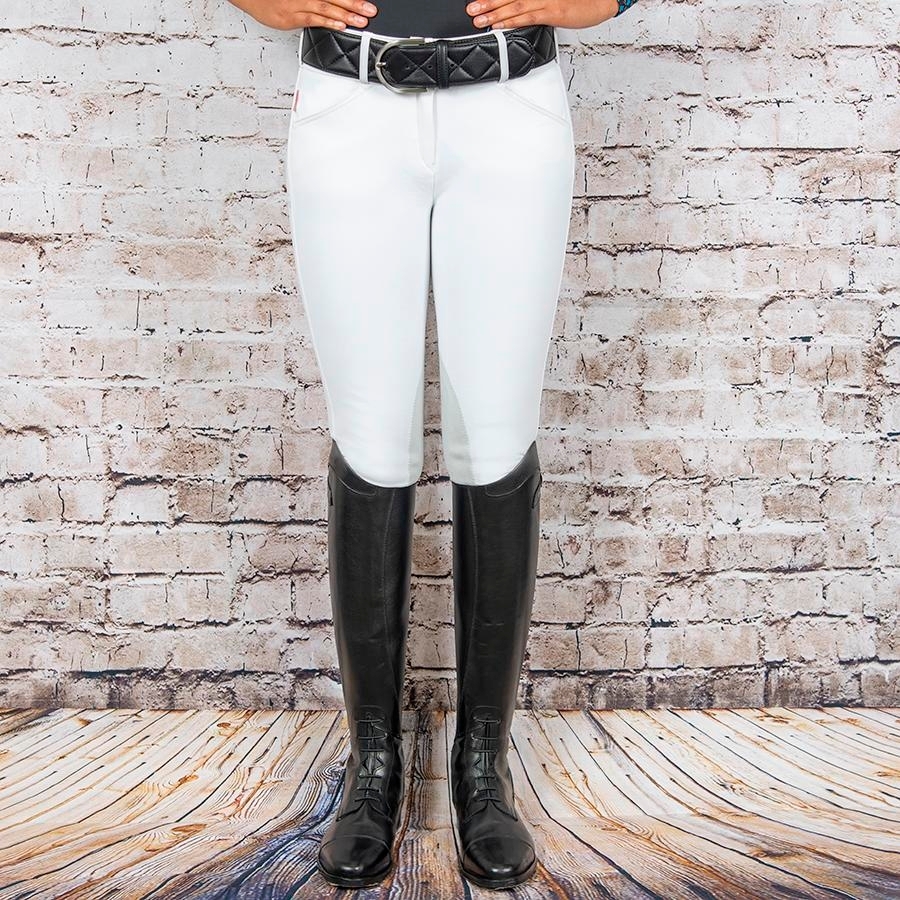 The Tailored Sportsman Ladies Trophy Hunter Front Zip Breech (White