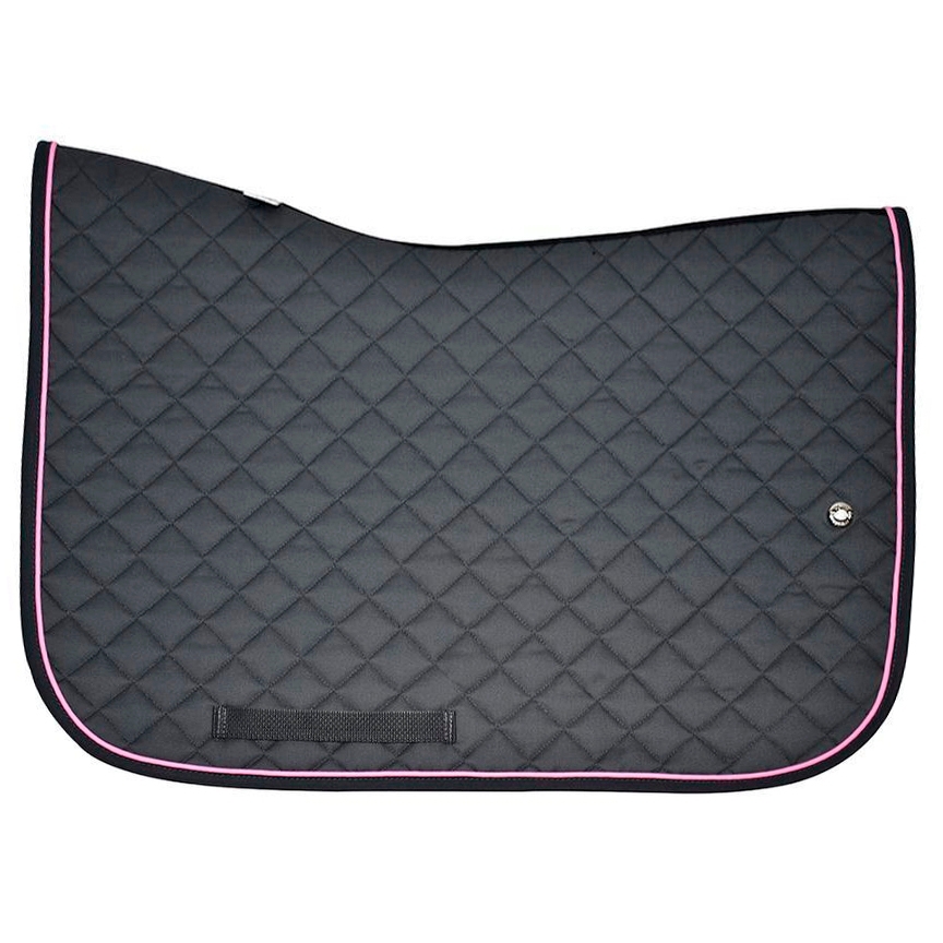 Ogilvy Equestrian Jump Baby Pad with Piping(Grey/Baby Pink/Charcoal