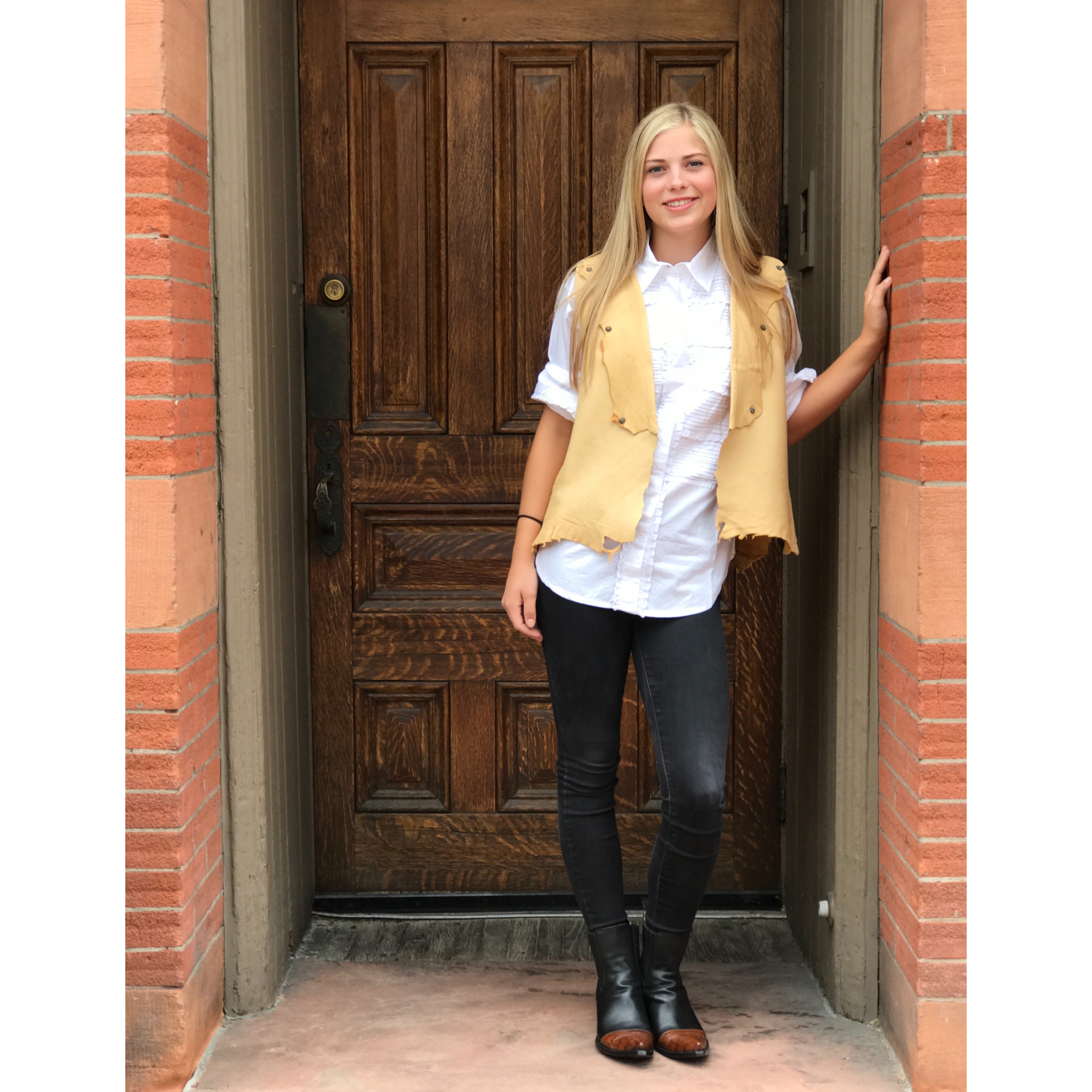 Pat Dahnke Ragged Lamb Vest Cowgirl Clothing at Cry Baby Ranch