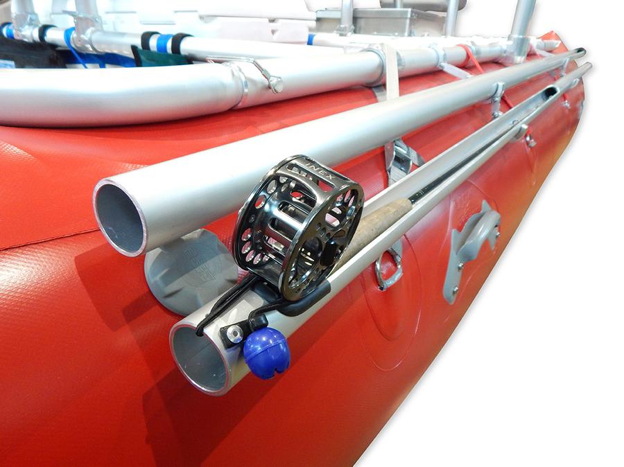 raft fly rod holder