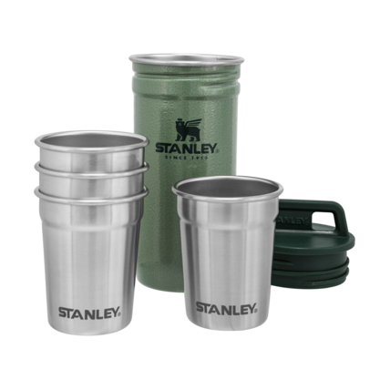 Stanley The Pre-Party Shotglass + Flask Set - Matte Black