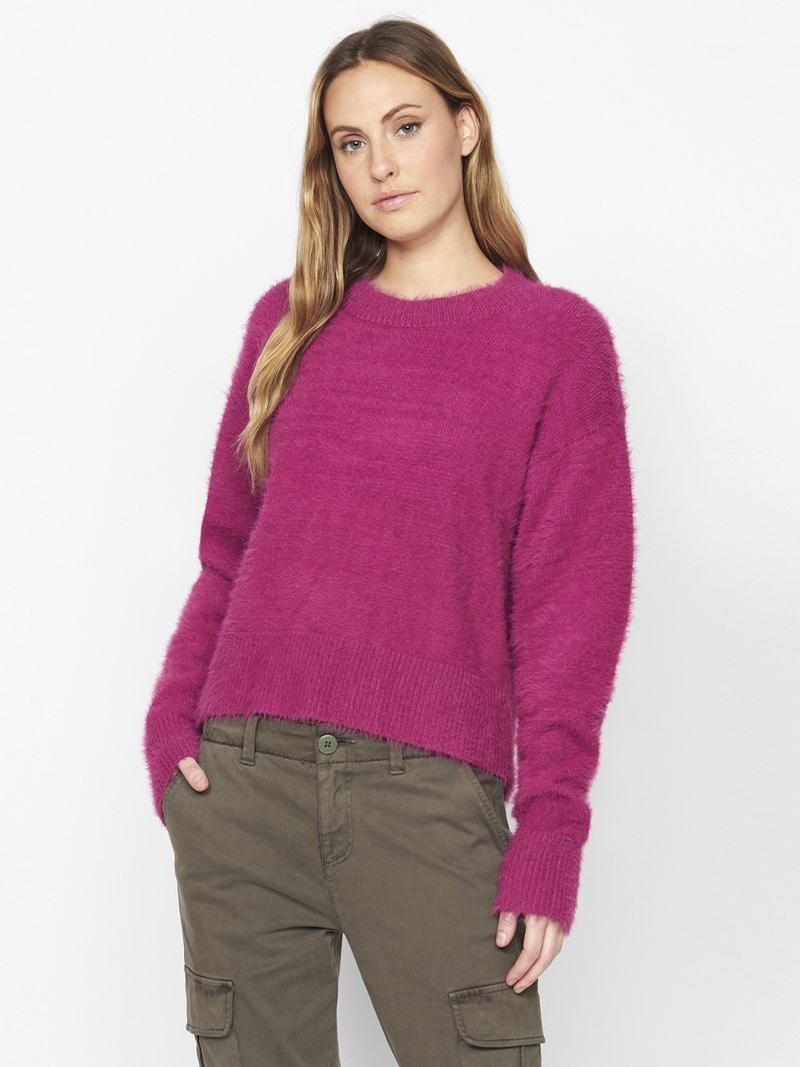 magenta sweater