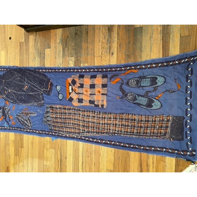 Perfecto Rock N Roll Look Scarf (Bleu)