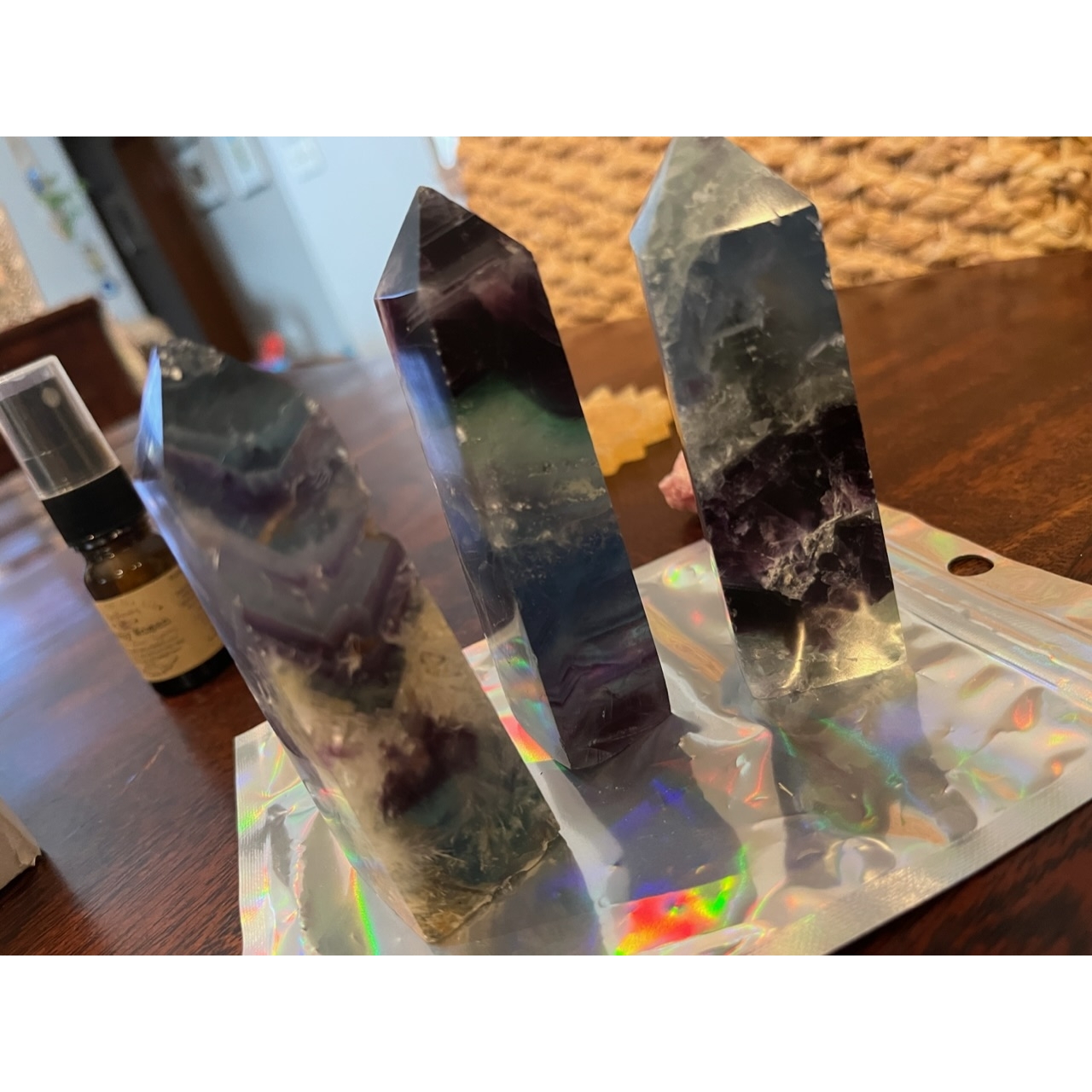 Snowflake Fluorite Tower