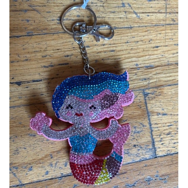 Crystal Emoji Keychain (OG Rainbow Mermaid)