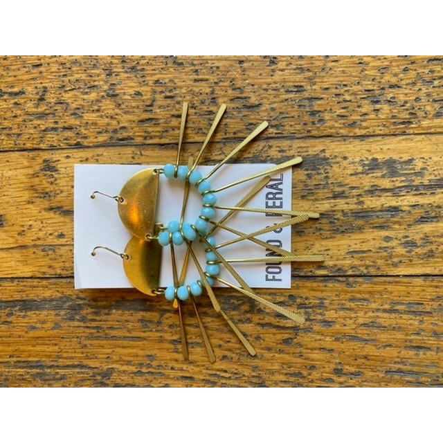 Little Ray Earring (Aqua)
