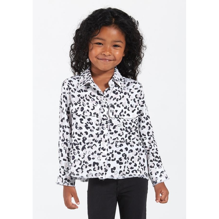 Shirt Jacket (Watercolor Animal)