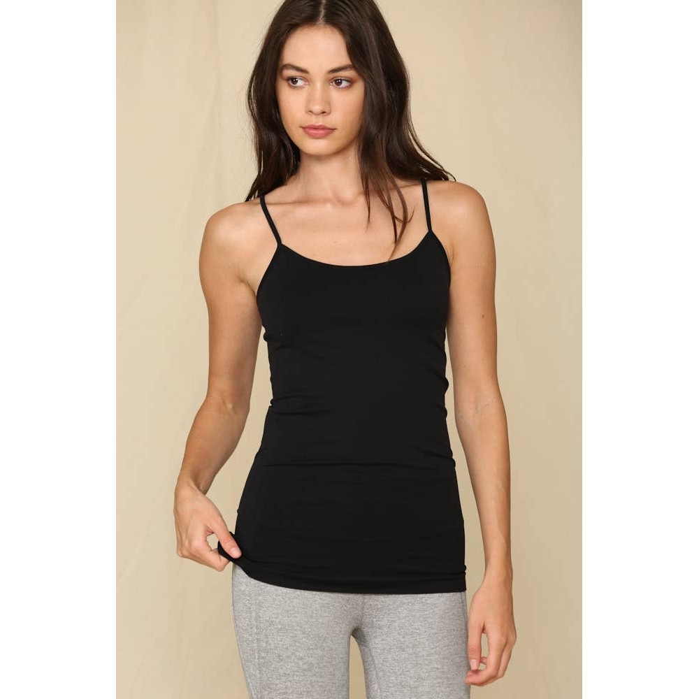 Basic Layering Cami Tank (Black)