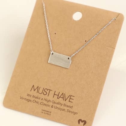 State Necklace - Kansas (Silver)