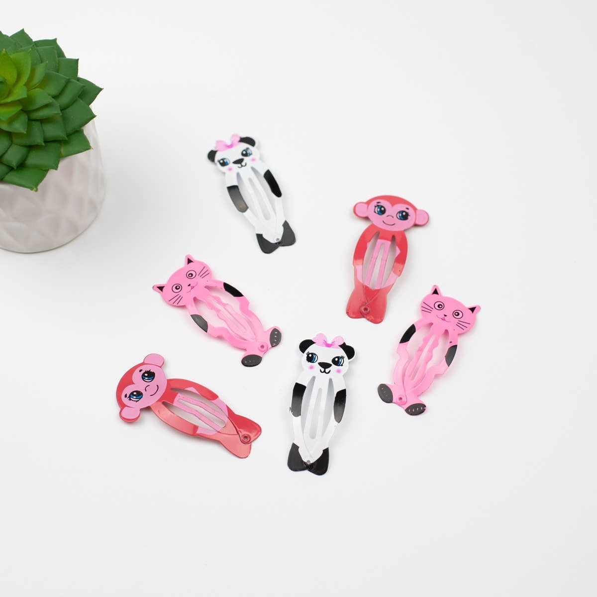 Funky Monkey Set of 6 Hairclips (Animal Parade) Dragonfly Mini Accessories Hair Accessories at Dragonfly Funky Monkey Set of 6 Hairclips (Animal Parade) Dragonfly Mini Accessories Hair Accessories at Dragonfly