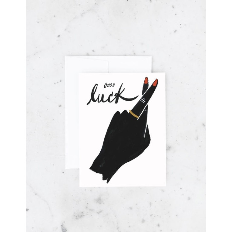 Greeting Card (Fingers Crossed)