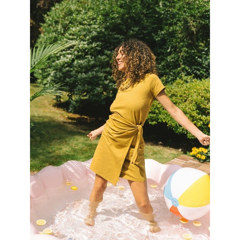 Paradise Wrap Dress (Palm)