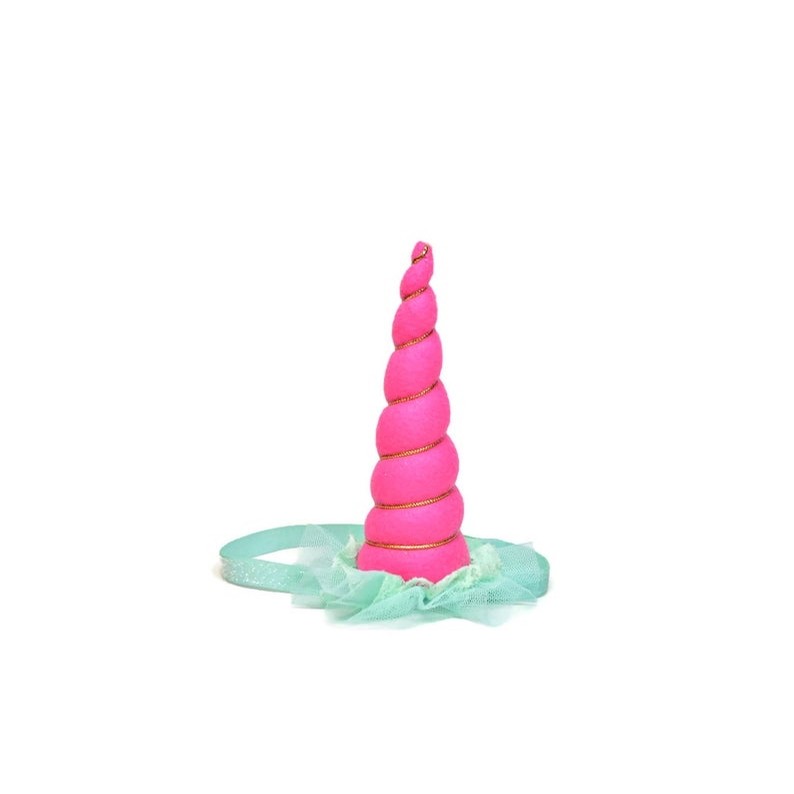 Unicorn Horn Party Hat (Pink)