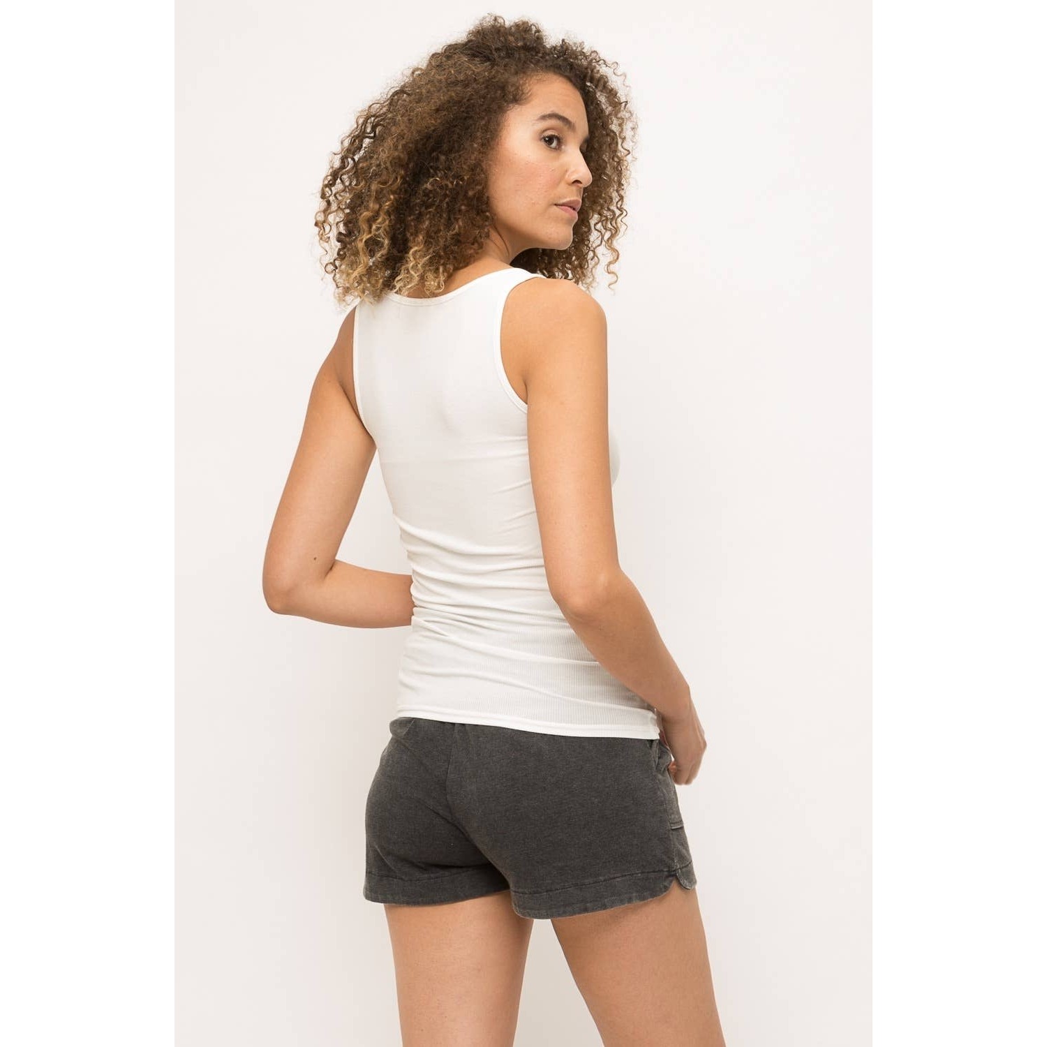 Basic Layering Tank Top (White)