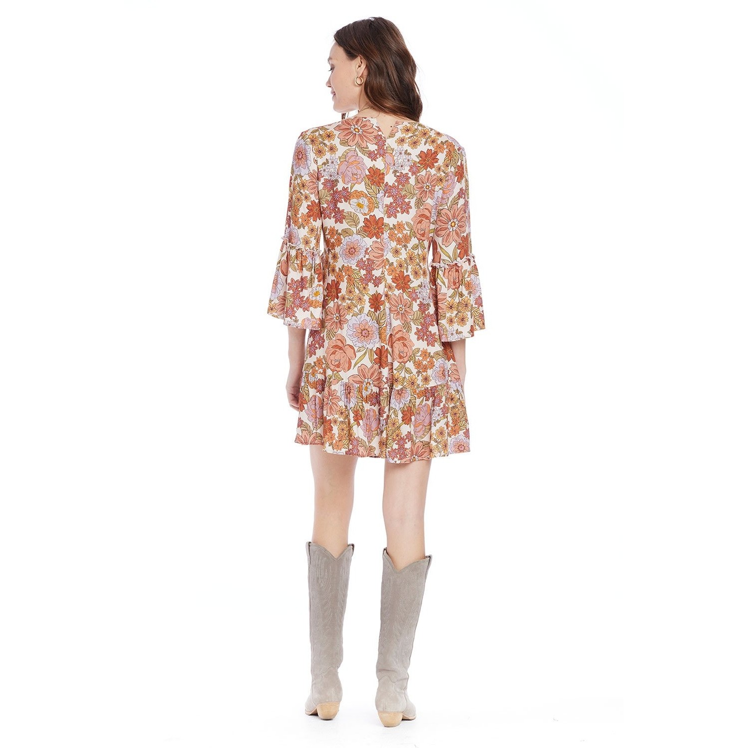 Ramblin Floral Mini Dress (Fall Floral)