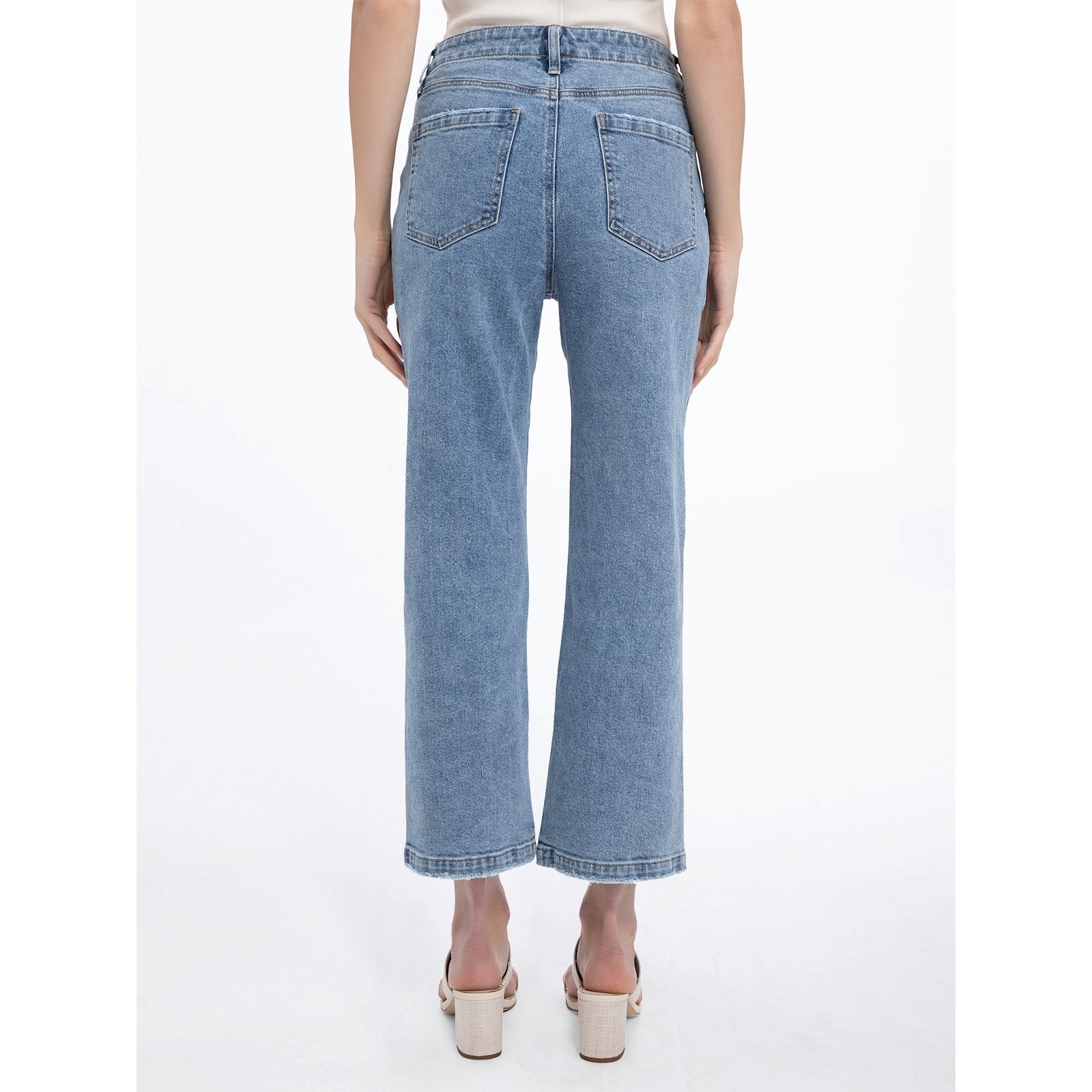 Vacation Crop Denim (Retro Wash)