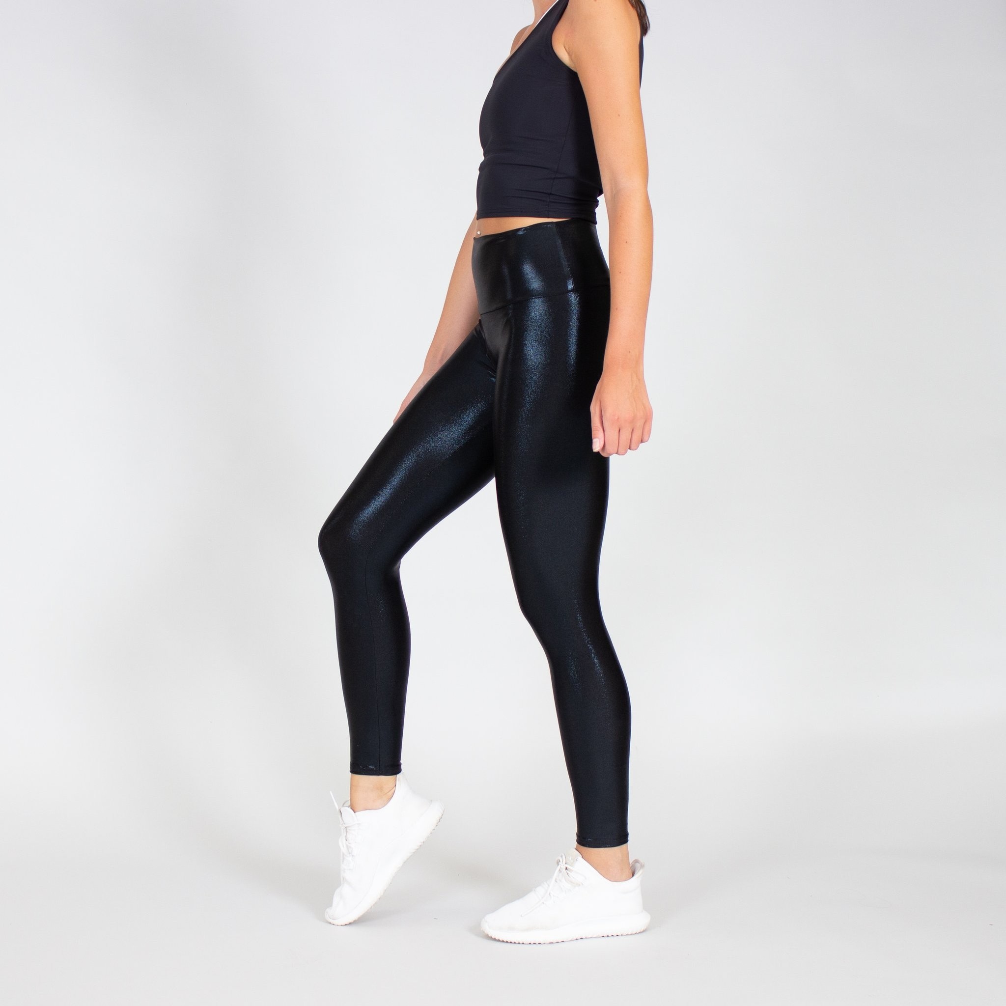 shiny liquid leggings