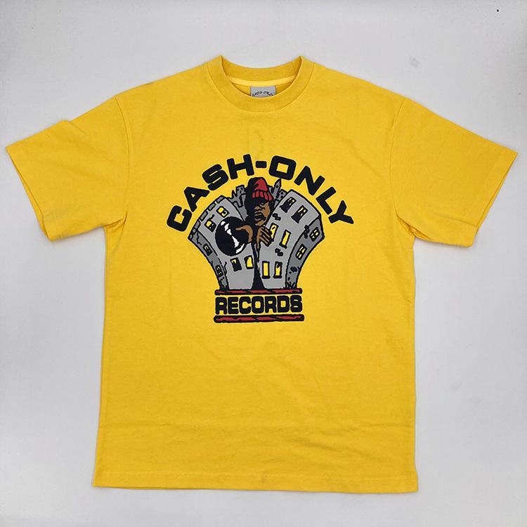 【CASH ONLY】 Recordings Tee - White cash-only-city-t-shirt-white-