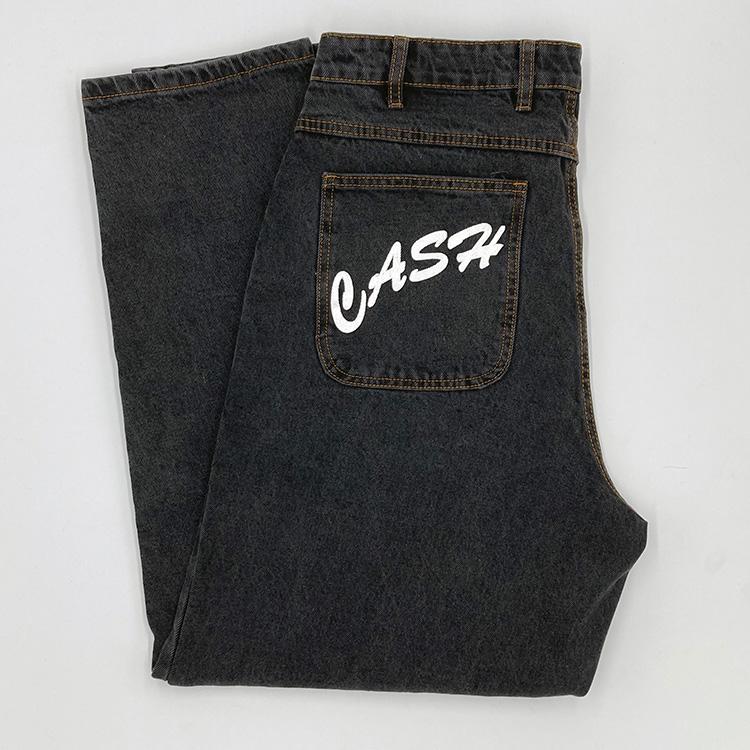 Cash Only Cashvisu Baggy Jeans (Black) Pants at Emage