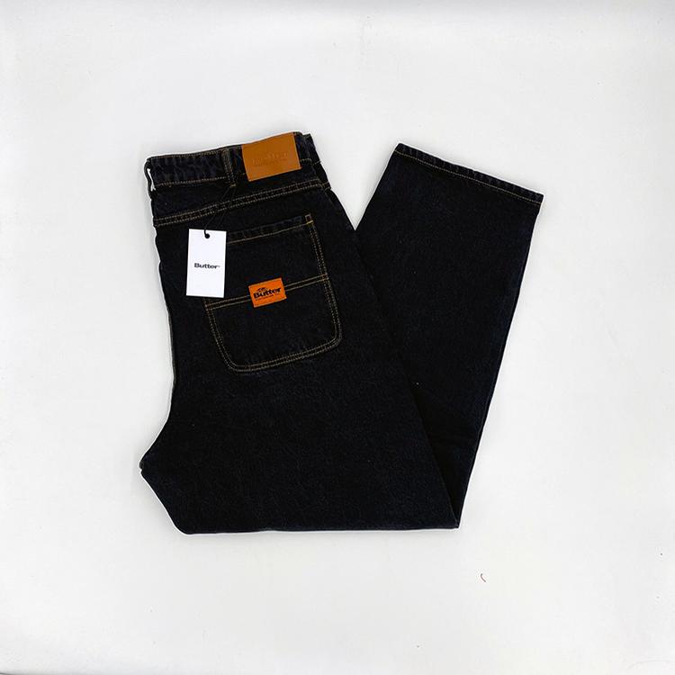 Butter Goods Santosuosso Denim Pants (Black) Pants at Emage 