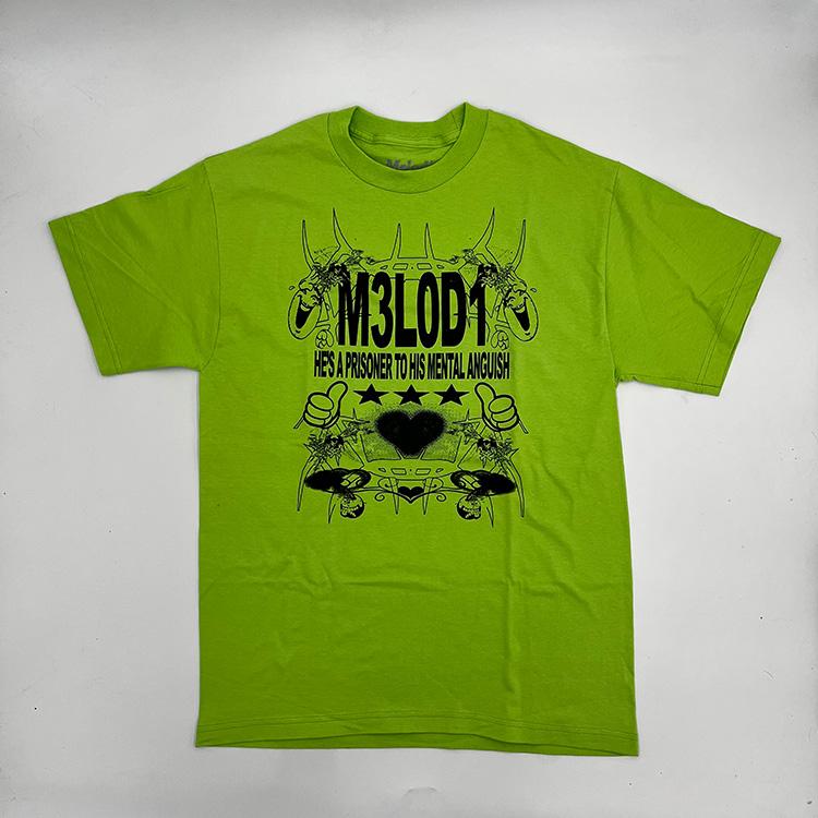 EC Melodi Mental Anguish Tee (Neon Green) T-Shirts at Emage 