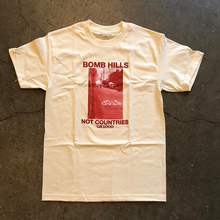 GX1000 Bomb Hills Tee (Cream) Sweatshirts at Emage Colorado, LLC