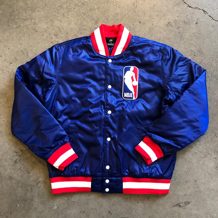 Nike SB NBA Bomber Jacket - White/White