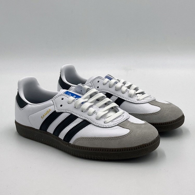 Adidas Samba ADV (White/Black/Gum) Shoes Mens at Emage Colorado, LLC