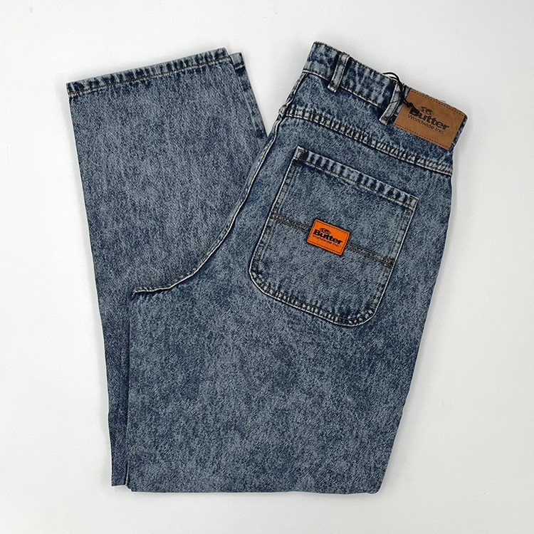 Butter Goods Santosuosso Denim Pants (Acid Wash) Pants at Butter Goods Santosuosso Denim Pants (Acid Wash) Pants at