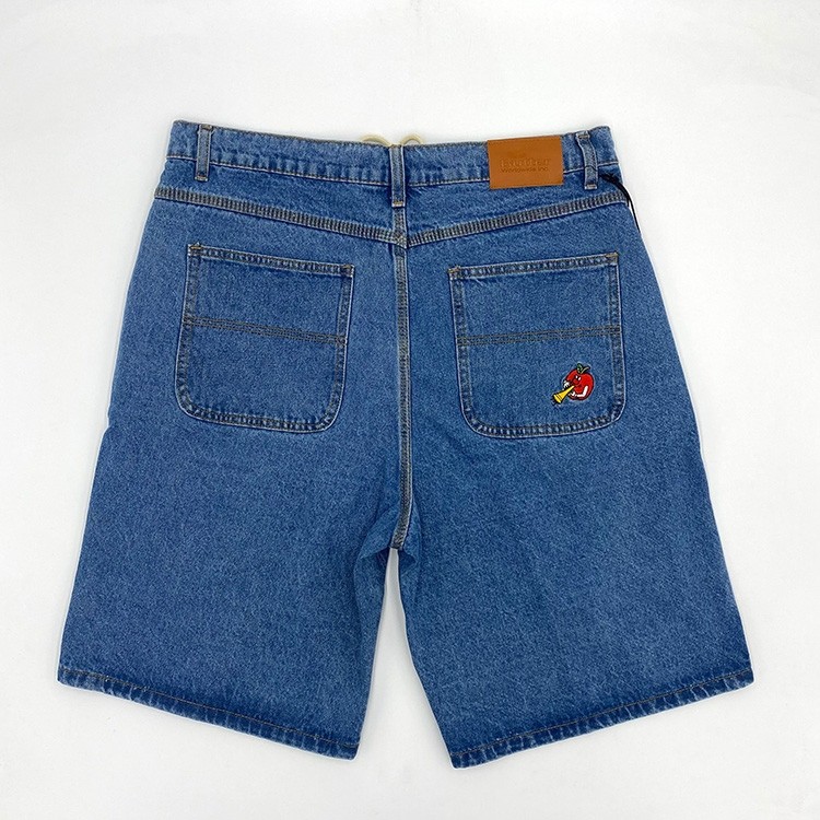 Butter Goods Apple Denim Shorts (Washed Indigo) Shorts at