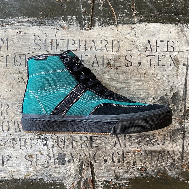 Vans Crockett High Pro LTD (Quasi/Antique Green/Black) Shoes Mens at Emage Colorado, LLC