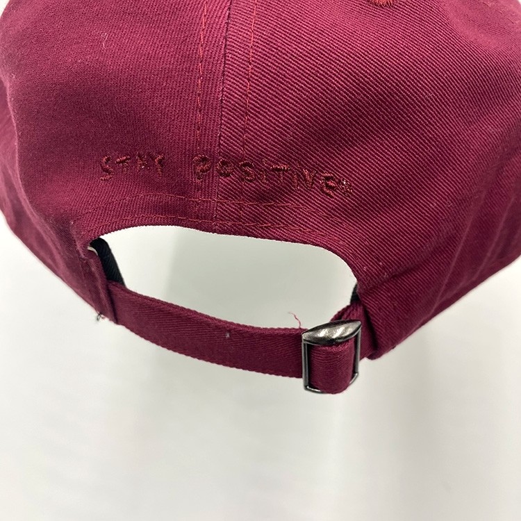 Emage Stay Positive Hat (Maroon) Hats at Emage Colorado, LLC