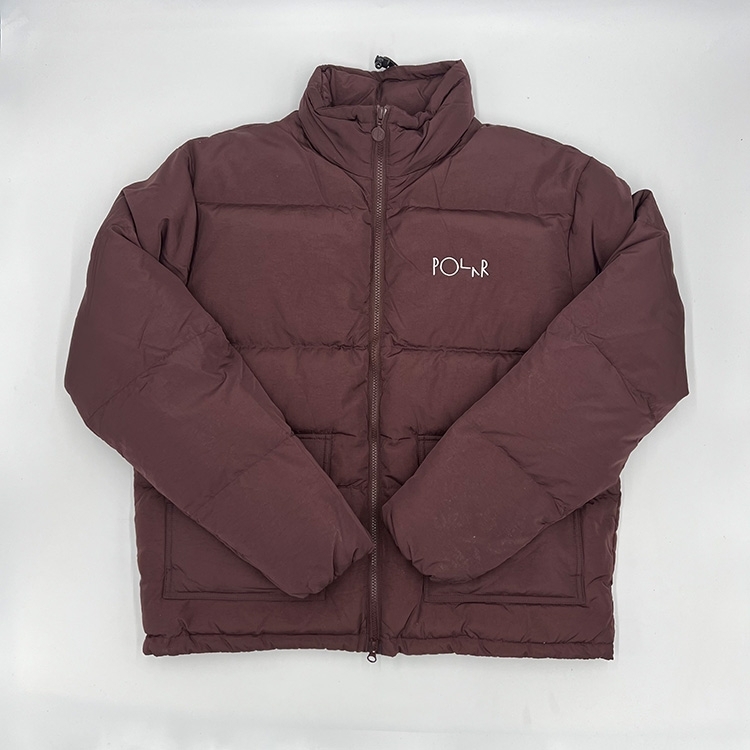 POLAR Pocket Puffer (Bordeaux) Jackets at Emage Colorado, LLC
