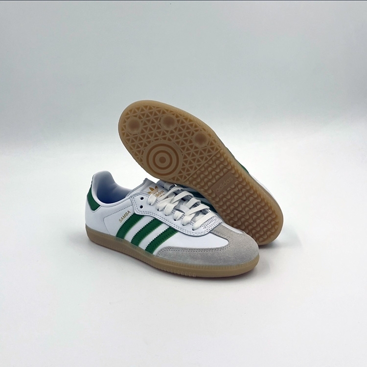 adidas gazelle silver green womens Adidas - Samba OG Green / White / Gum main image 1