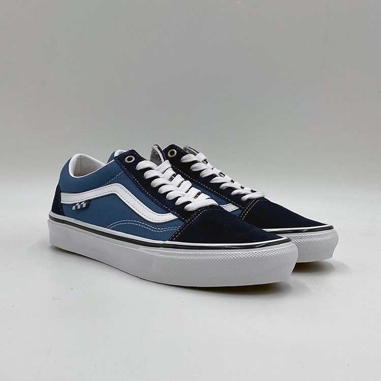 Vans Skate Old Skool (Navy/White) Shoes Mens Colorado, LLC