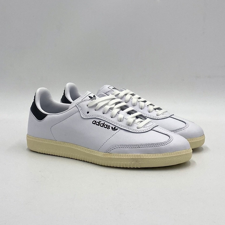 Adidas Samba ADV (White/White/Shadow Olive) Shoes Mens at Emage