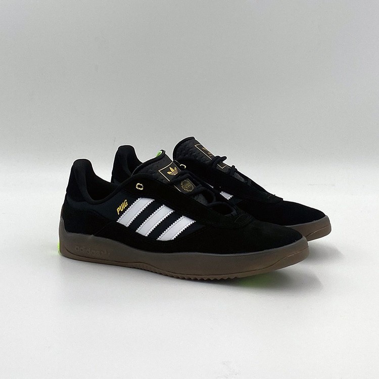 Adidas Puig (Black/White/Gum) Shoes at Emage Colorado, LLC