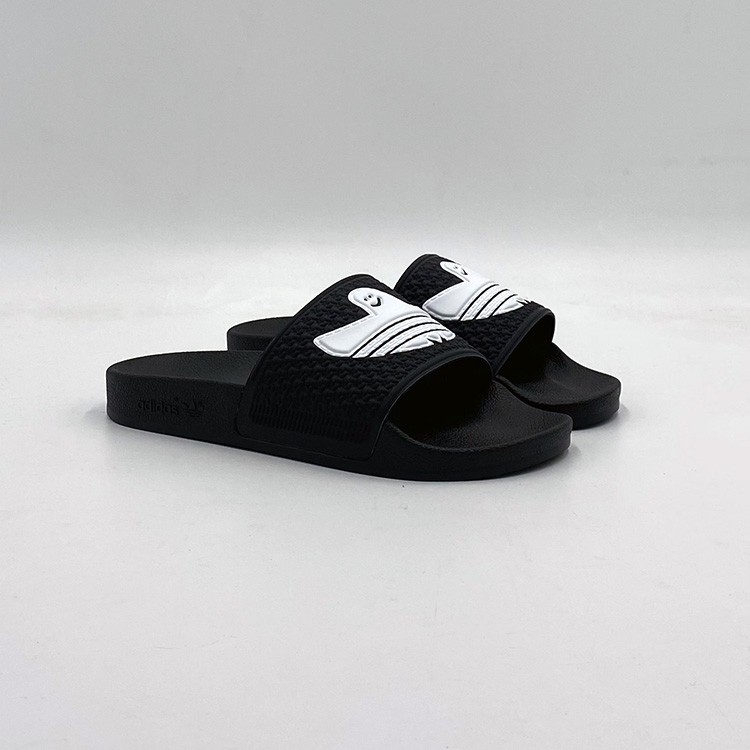 Adidas Shmoofoil Slide (Black/White) Shoes at Colorado, LLC