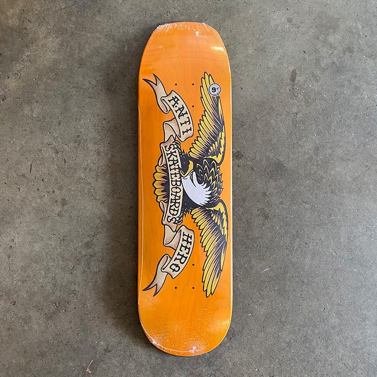 Anti-Hero Orange Crusher Eagle (9.1) Skate Decks at Emage Colorado