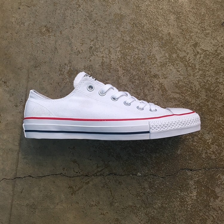 Converse CTAS PRO OX (White/Red/Navy) Shoes Mens at Emage Colorado, LLC