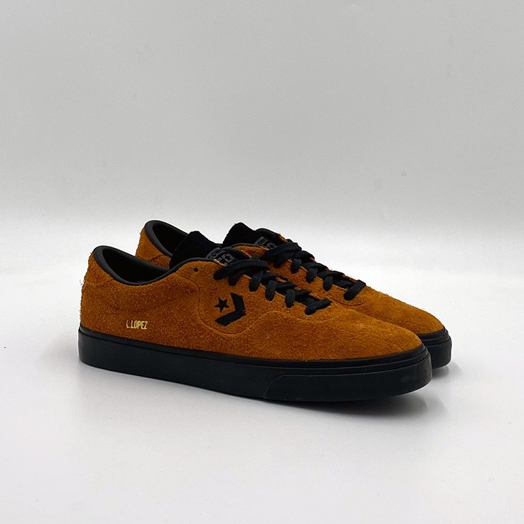 Converse Louie Lopez Pro Ox (Amber Sepia/Black/Black) Shoes 