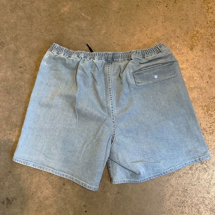 Quartersnacks Denim Jorts (Light Blue) Shorts at Emage Colorado, LLC