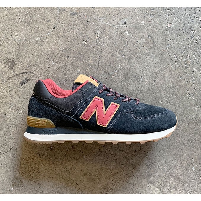 new balance 574 red black