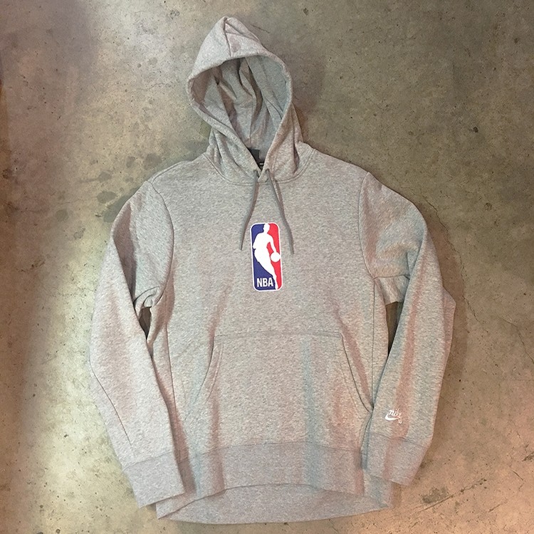 nba hoodie grey