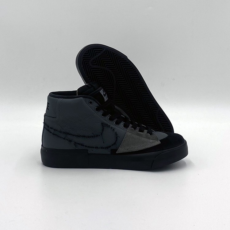 Nike Sb Zoom Blazer Mid Edge Iron Grey Black Shoes At Emage Colorado Llc