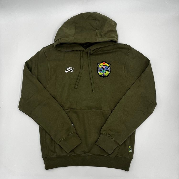 nike sb fleece hoodie olive