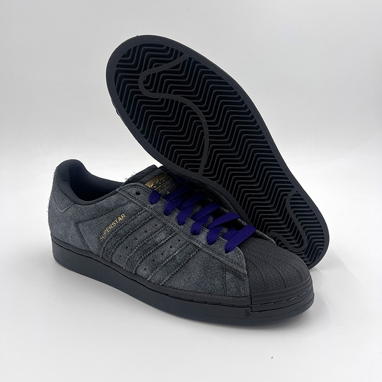 Adidas Superstar ADV (Carbon/Carbon/Purple) Shoes Mens at Emage Colorado,  LLC